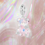 Charms de plata Ositos Crystal