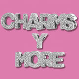 Charms de plata Letras