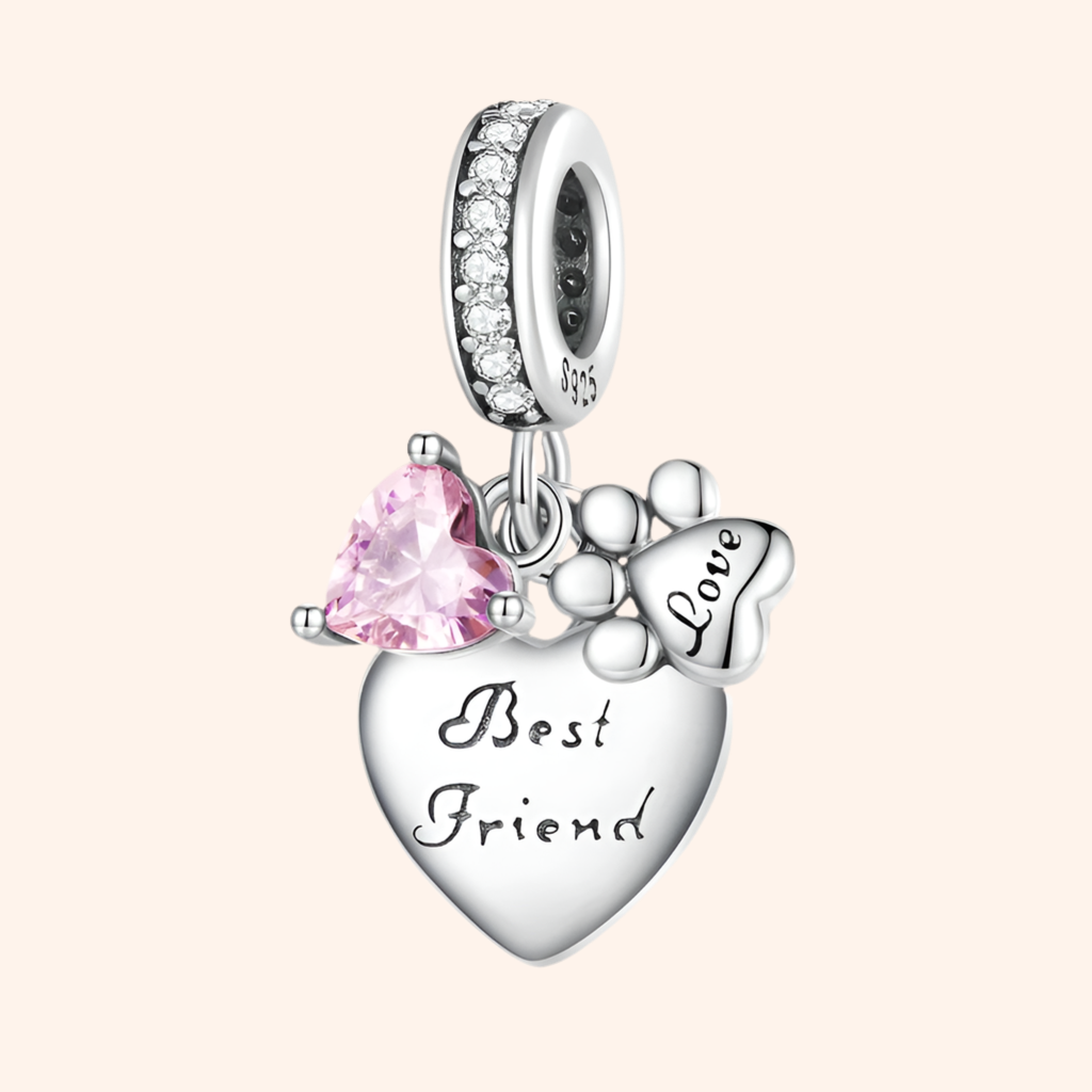 Charm Paw Love Plata S925 - Charmsymore