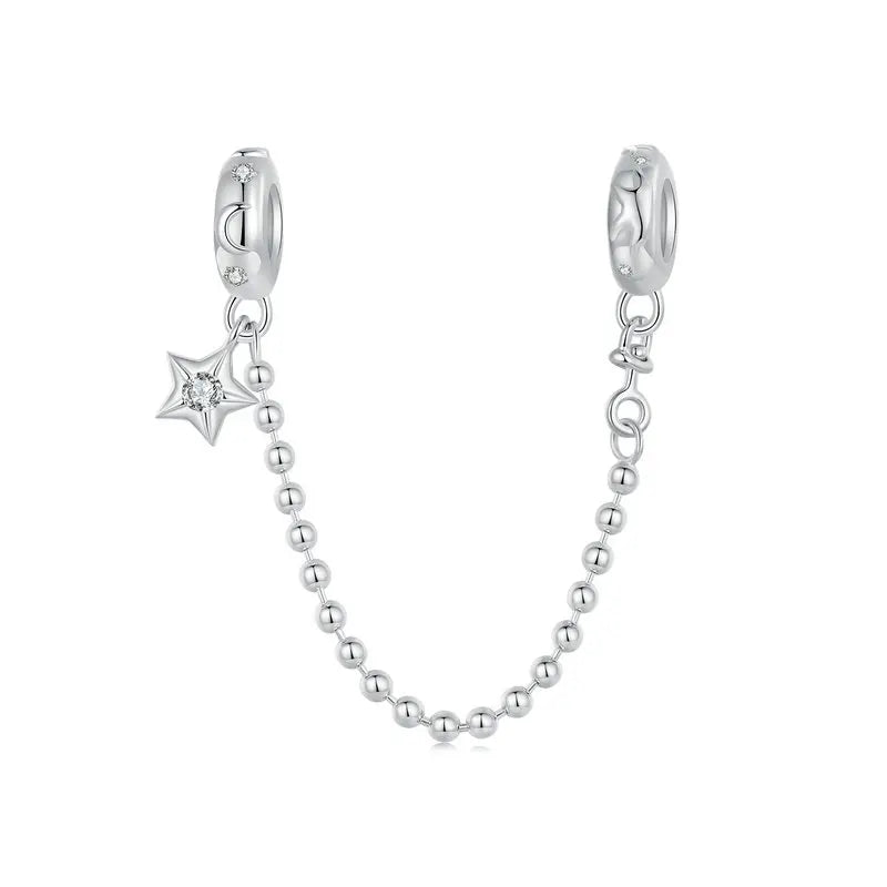 Cadena de Seguridad Plata S925 - Charmsymore