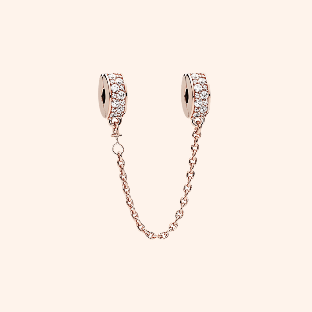 Cadena de Seguridad Rose Gold S925 - Charmsymore