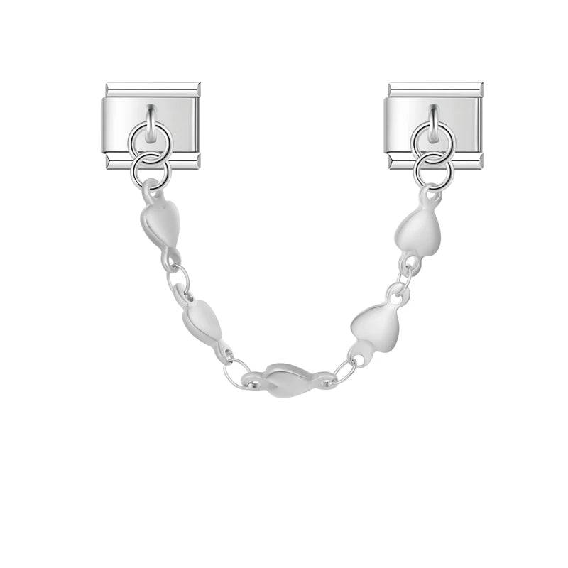 Cadena Italiana Estrellas Acero Inoxidable - Charmsymore
