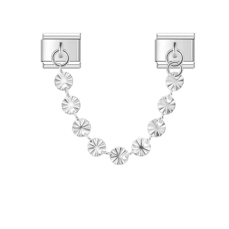 Cadena Italiana Estrellas Acero Inoxidable - Charmsymore