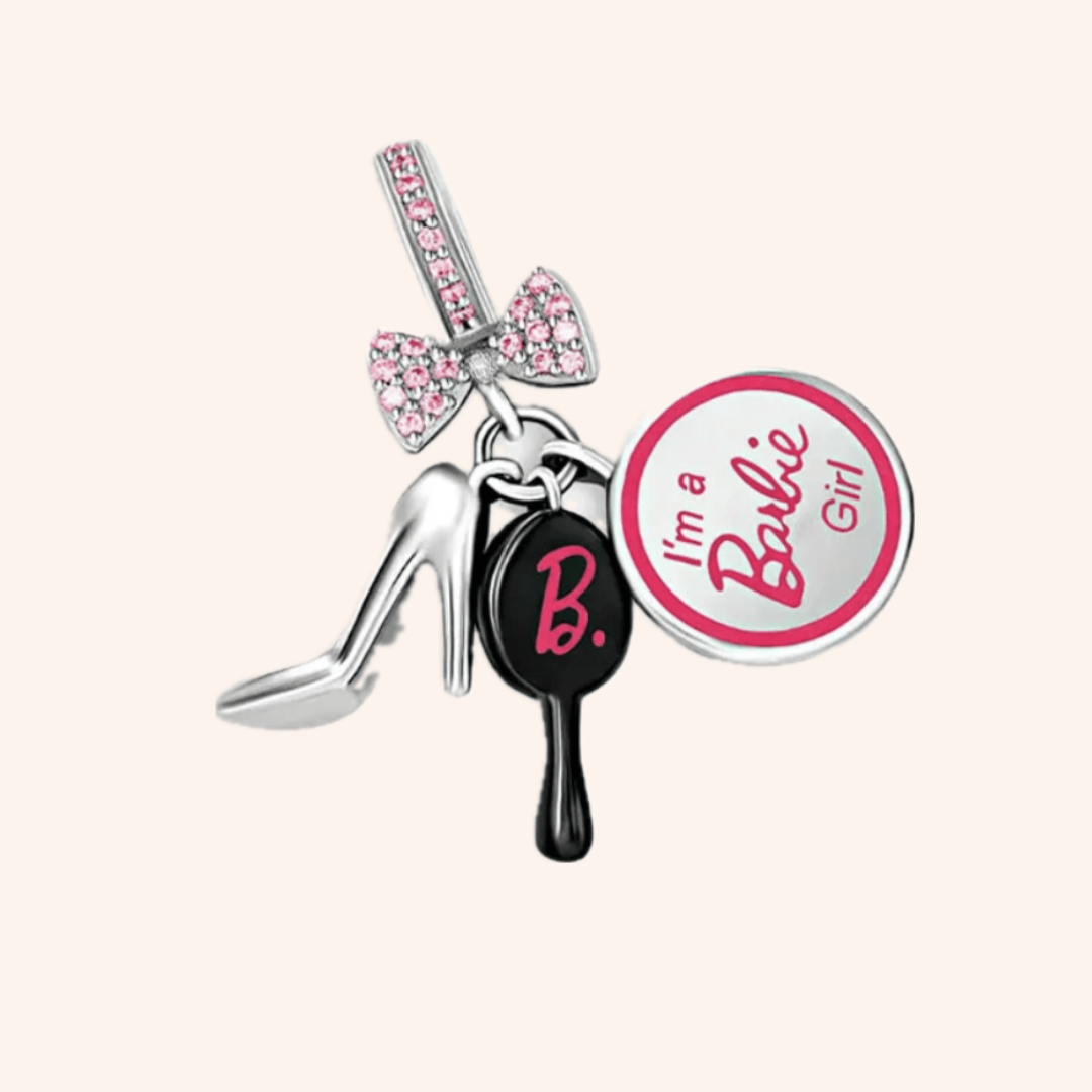 Charm Barbie Plata S925 - Charmsymore