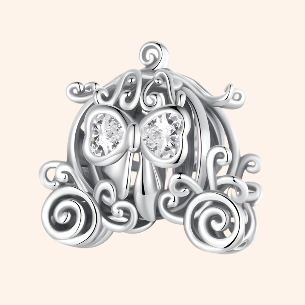 Charm Carruaje Plata S925 - Charmsymore