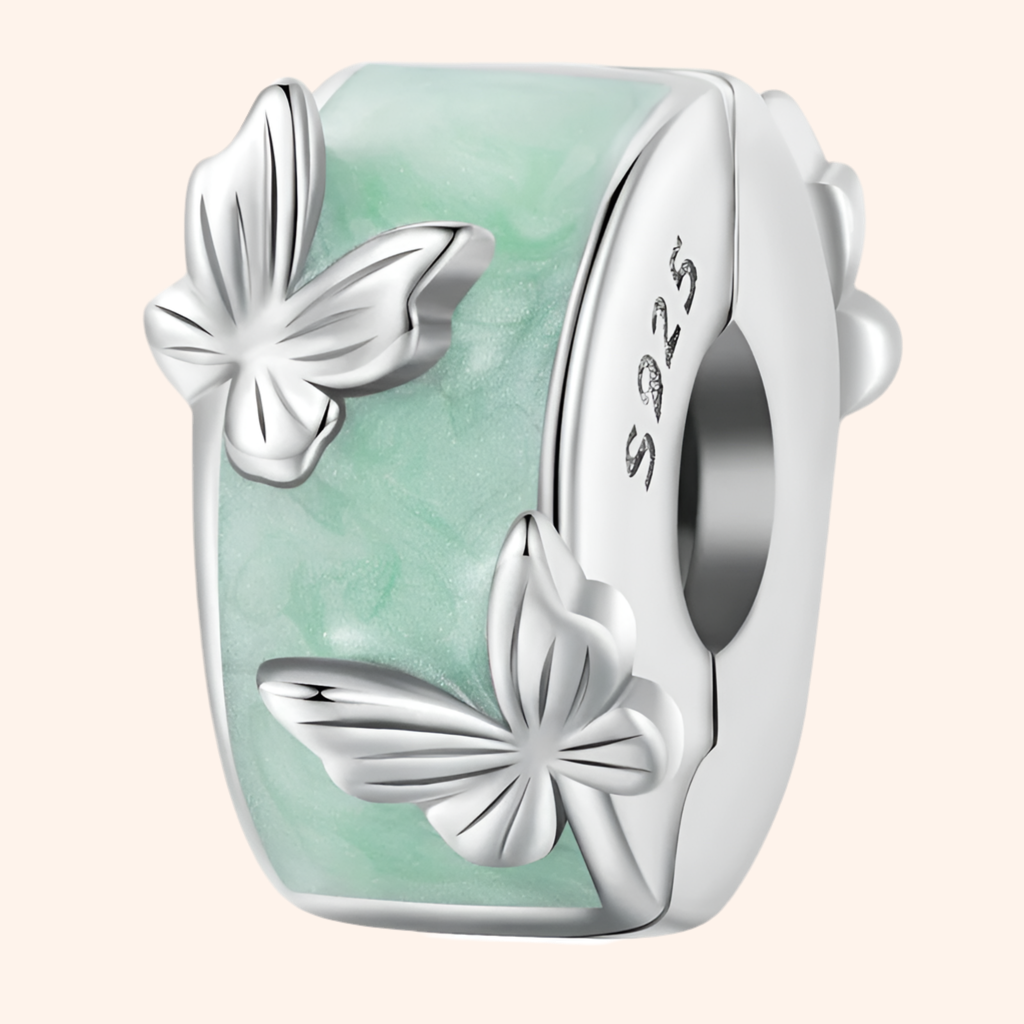 Charm Clip Plata Mariposa S925 - Charmsymore