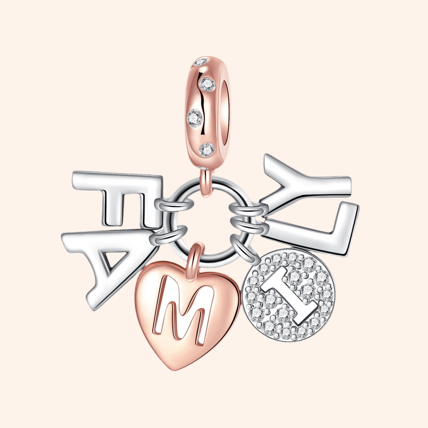 Charm Familia Plata S925 - Charmsymore