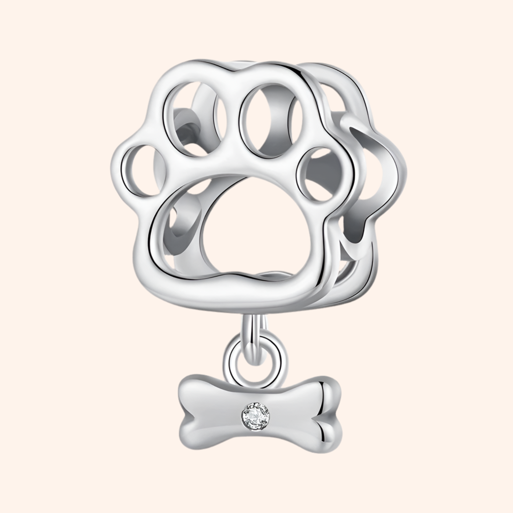 Charm Huellita Plata S925 ENTREGA INMEDIATA - Charmsymore