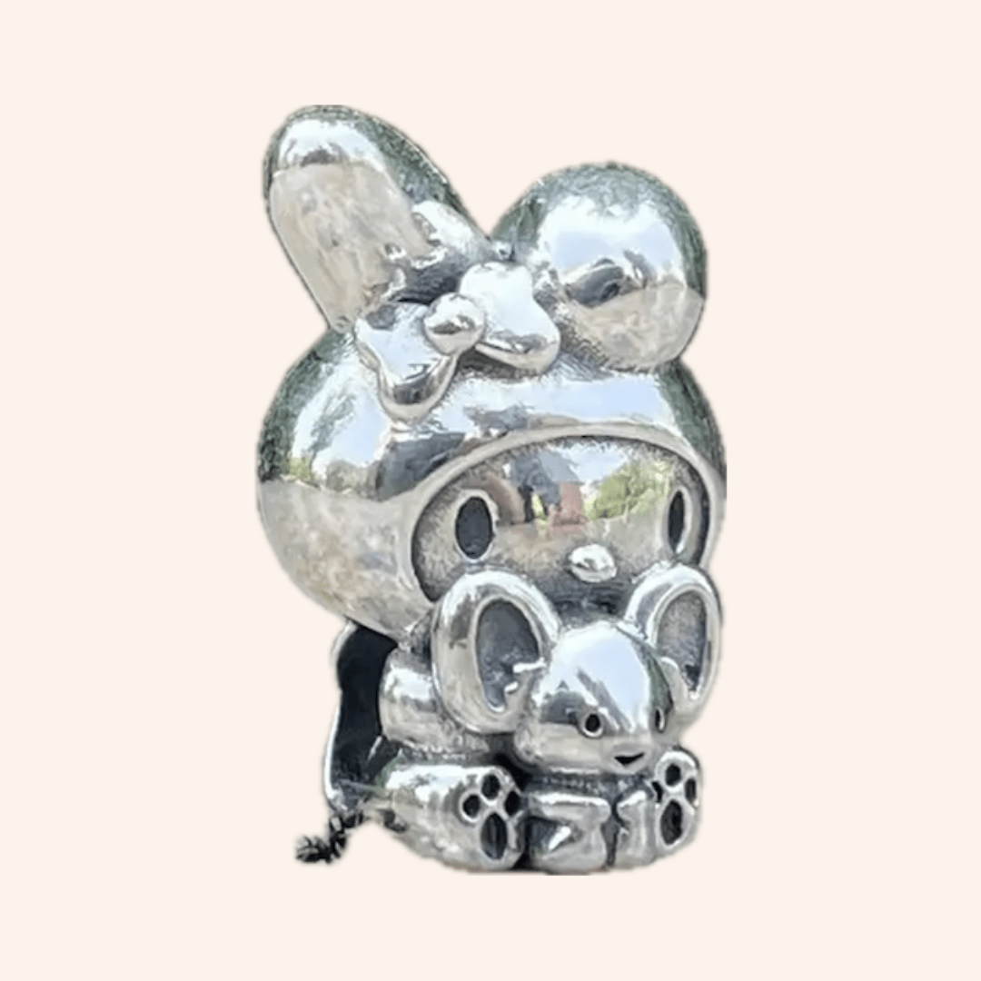 Charm Kuromi Plata S925 - Charmsymore