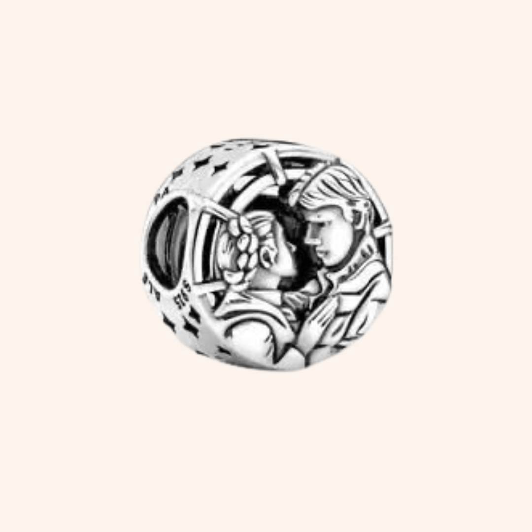 Charm Leia & Han Solo S925 - Charmsymore