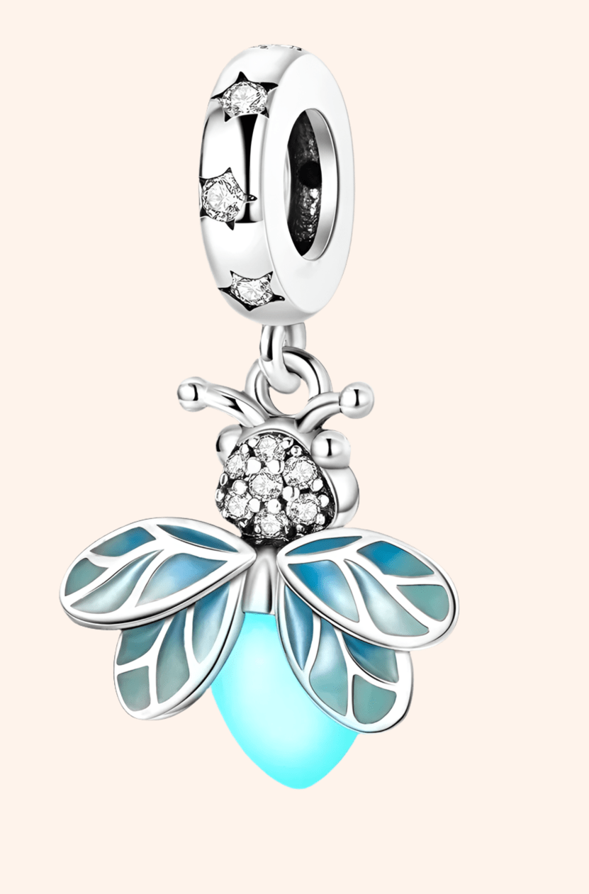 Charm Luciérnaga S925 Italian Charms y Charms Plata S925 en