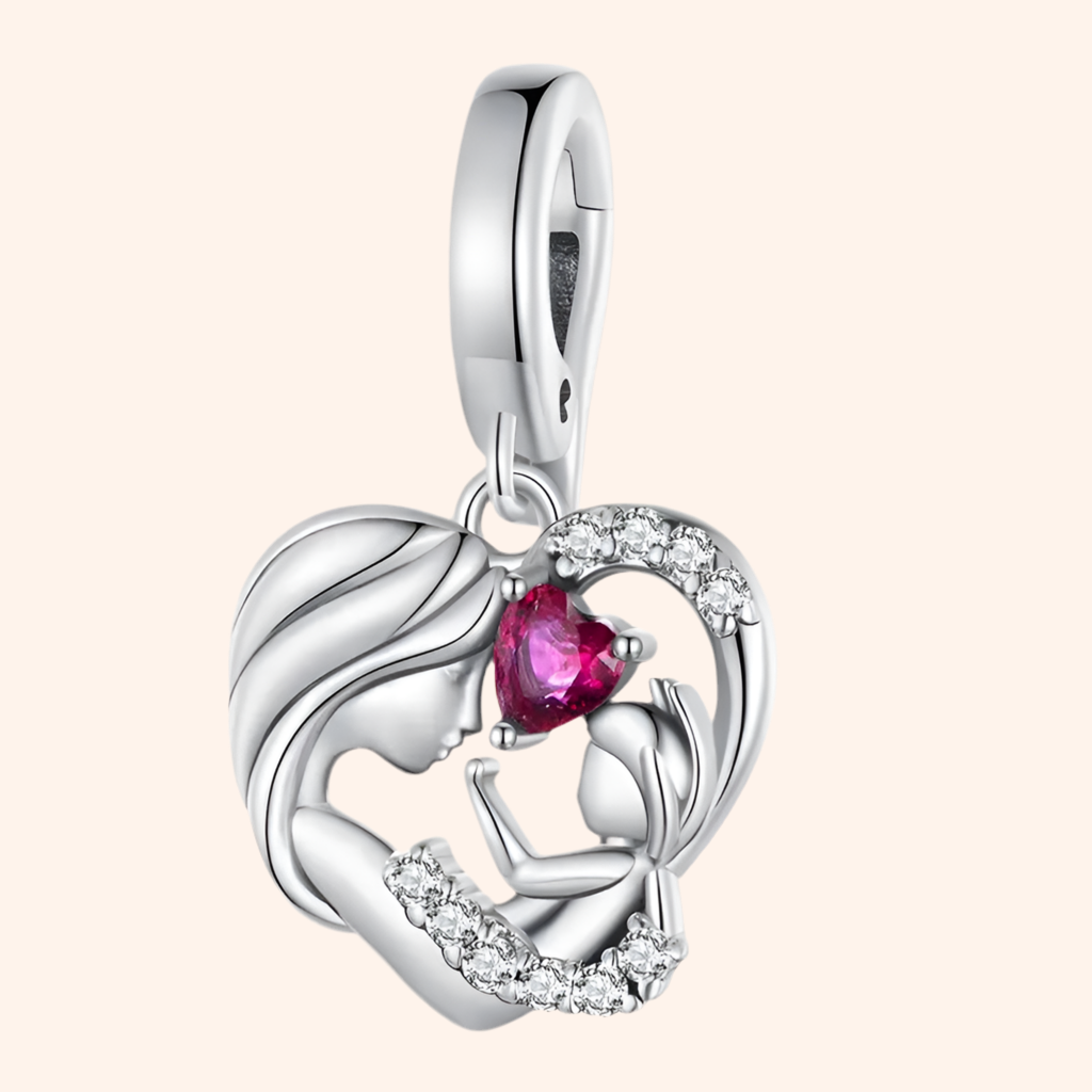 Charm Madre & Hijo Plata S925 - Charmsymore