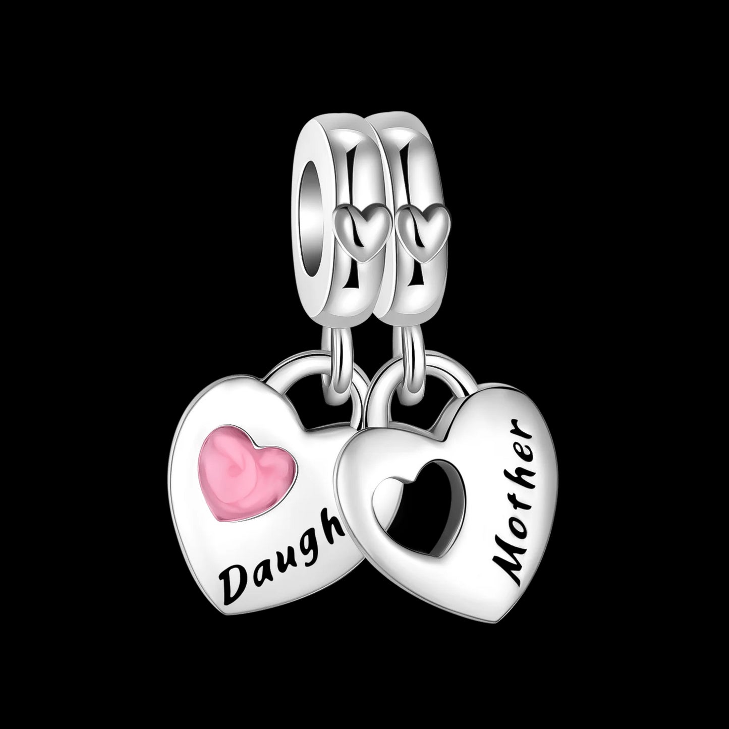Charm Mama & Hija Plata S925 - Charmsymore