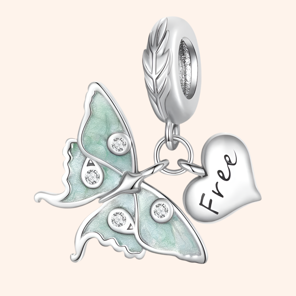Charm Mariposa Plata S925 - Charmsymore