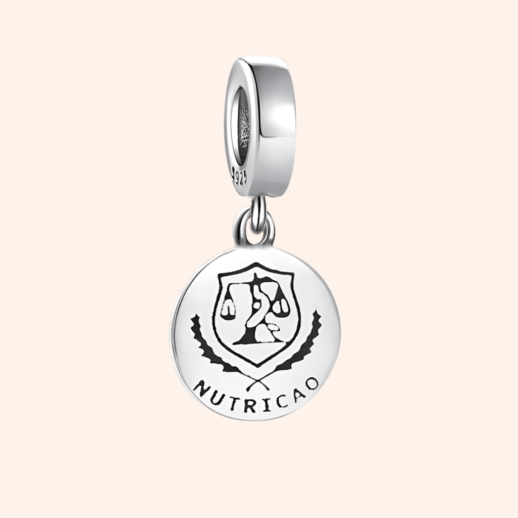 Charm Nutrición Plata S925 Profesiones - Charmsymore