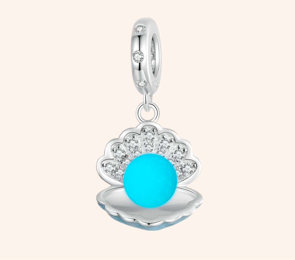 Charm Perla S925 Brilla En la Oscuridad Mar - Charmsymore