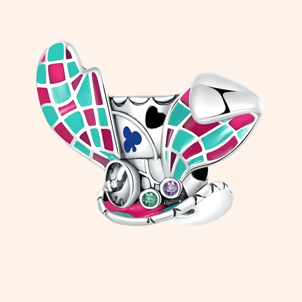 Charm Sombrero Plata 925 Alicia - Charmsymore