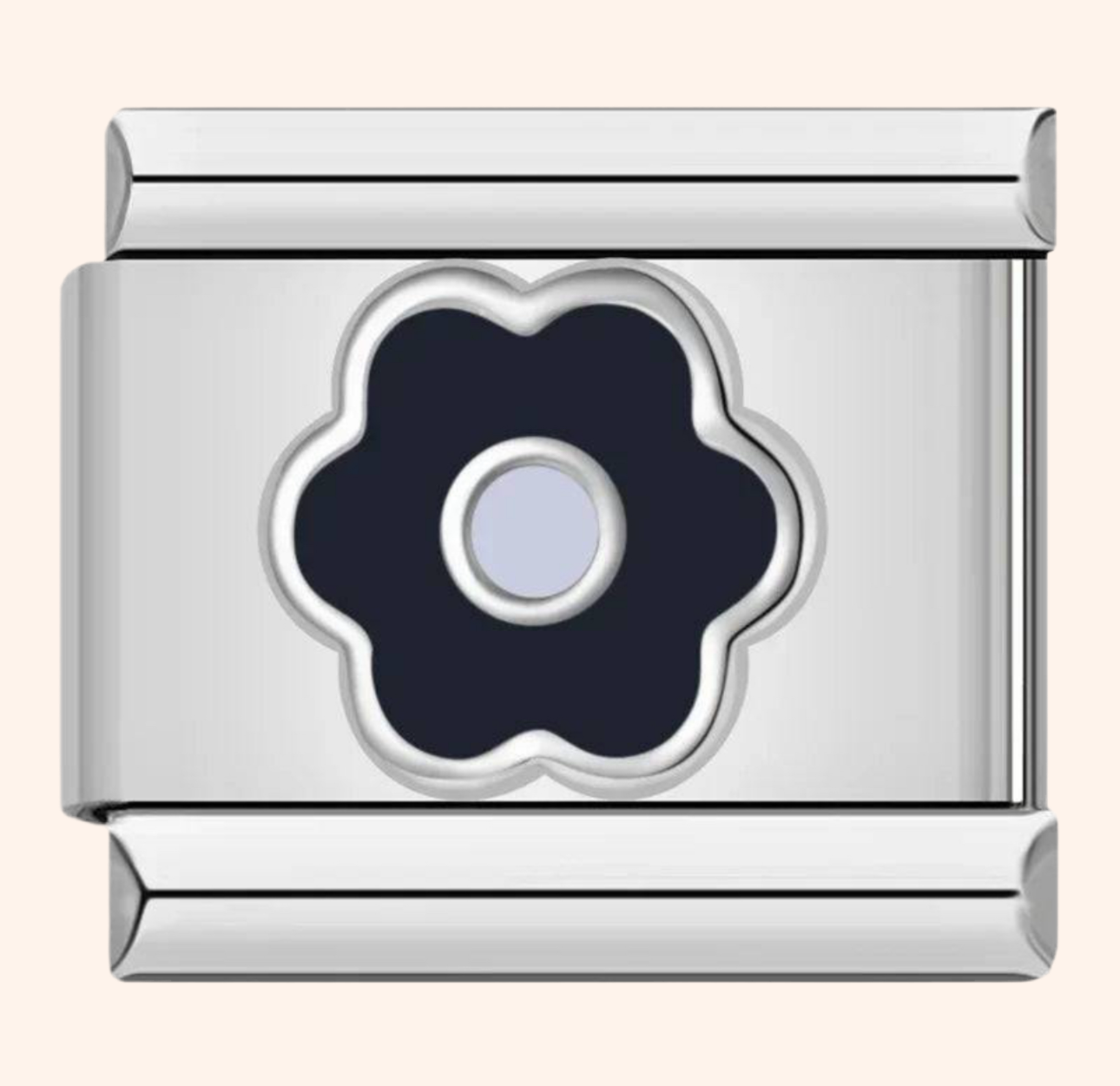 Italian Charm Flor Black 𝗘𝗡𝗧𝗥𝗘𝗚𝗔 𝗜𝗡𝗠𝗘𝗗𝗜𝗔𝗧𝗔 - Charmsymore