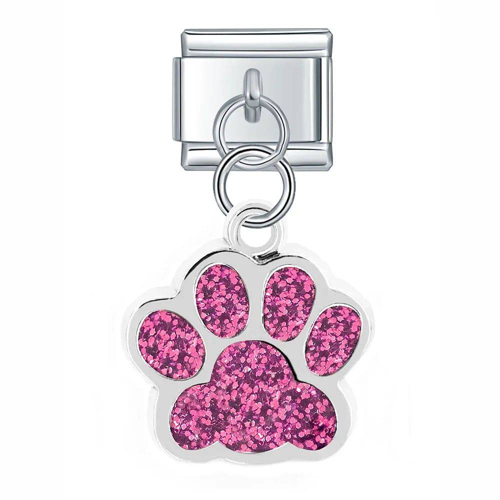 Italian Charm Huellitas Acero Inoxidable - Charmsymore