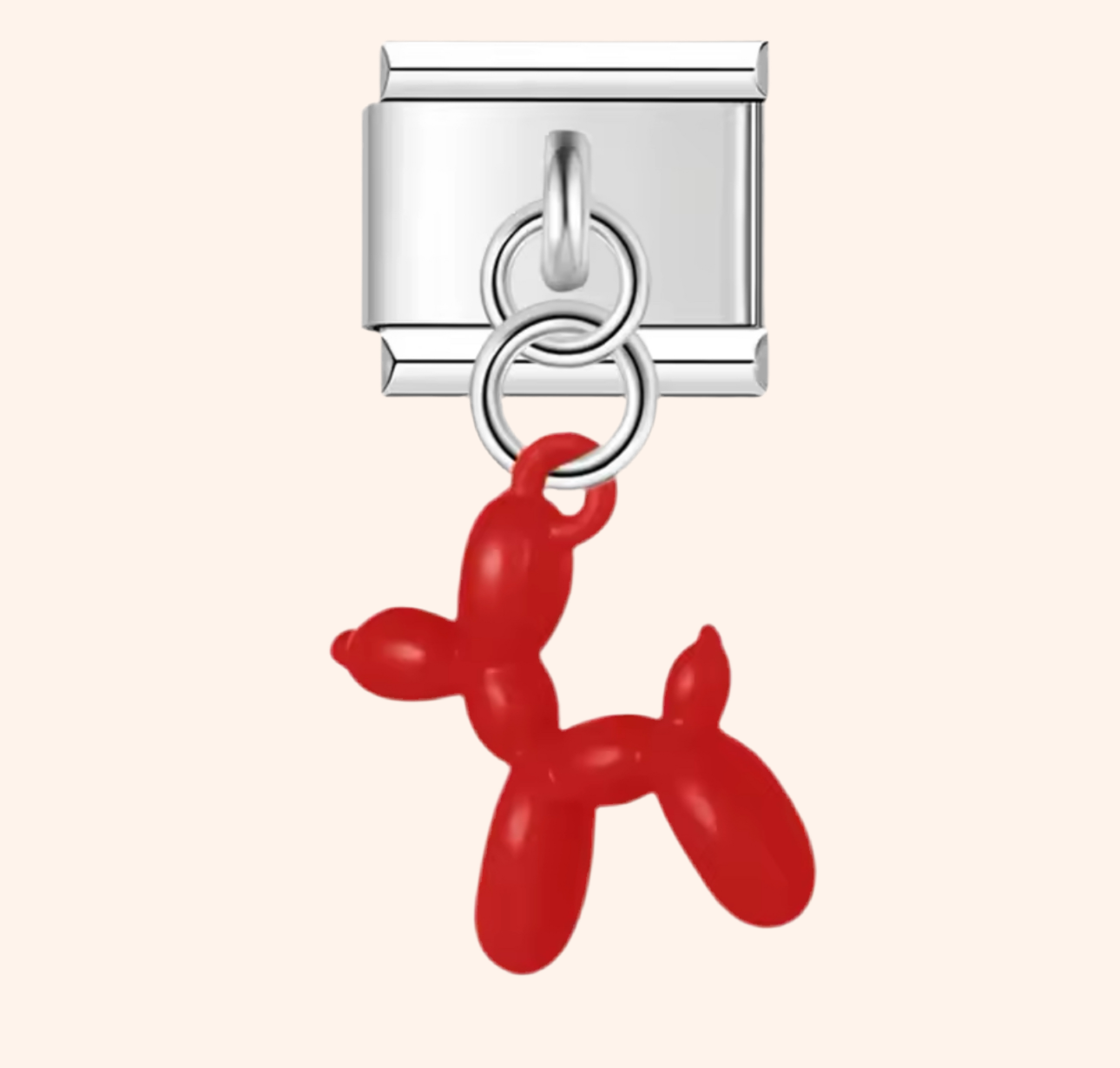 Italian Charm Perrito Rojo 𝗘𝗡𝗧𝗥𝗘𝗚𝗔 𝗜𝗡𝗠𝗘𝗗𝗜𝗔𝗧𝗔 - Charmsymore