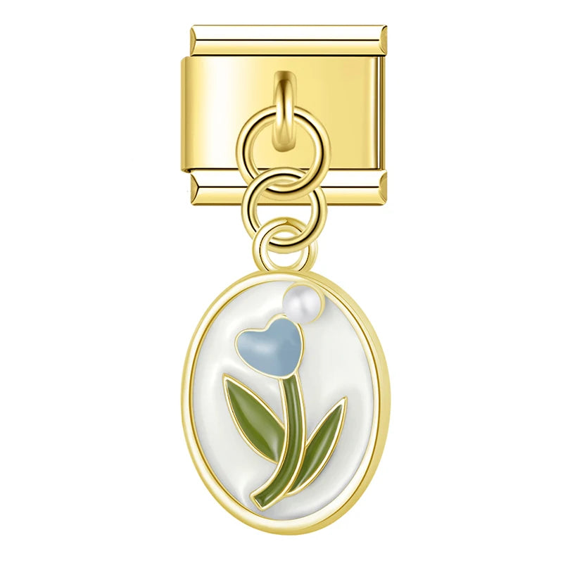 Italian Charm Tulipanes - Charmsymore