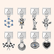 Italian Charms Colgantes Set 5 Acero Inoxidable
