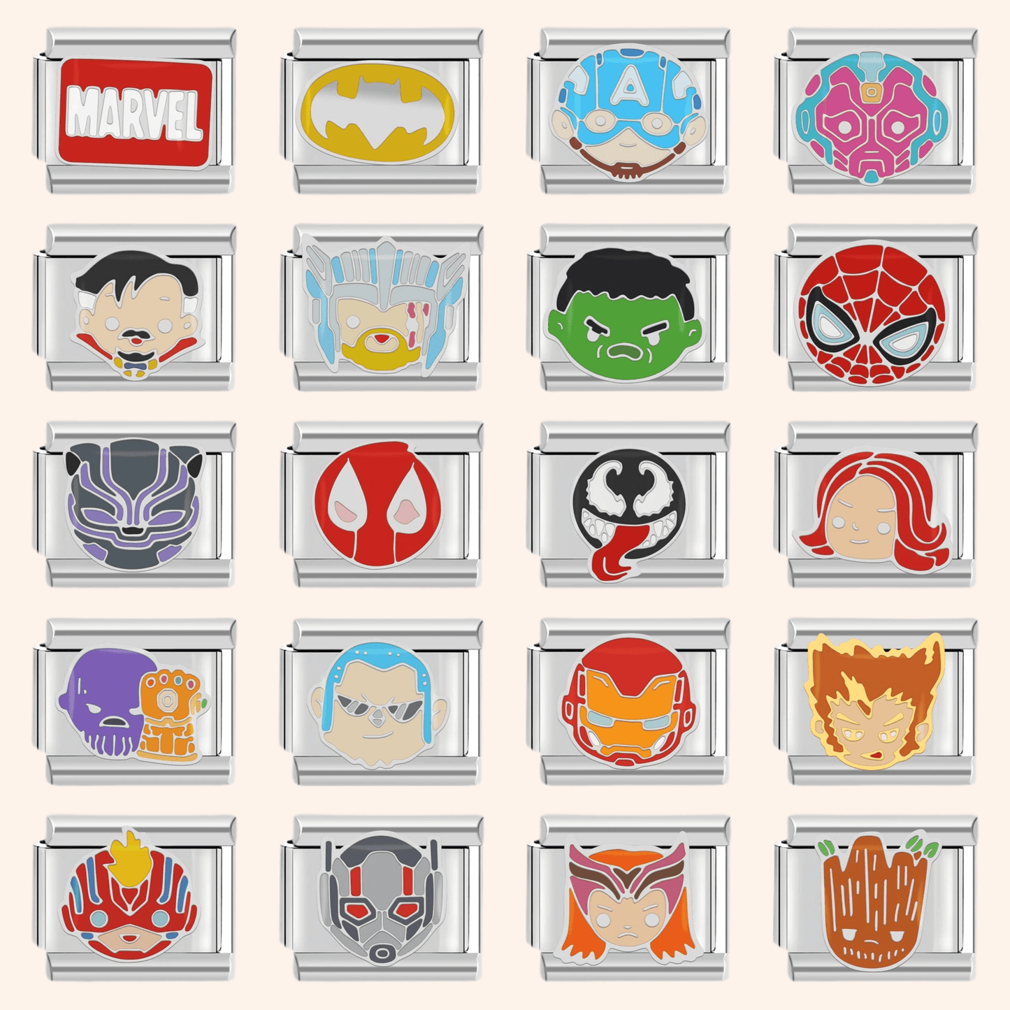 Italian Charms Avengers Acero Inoxidable - Charmsymore