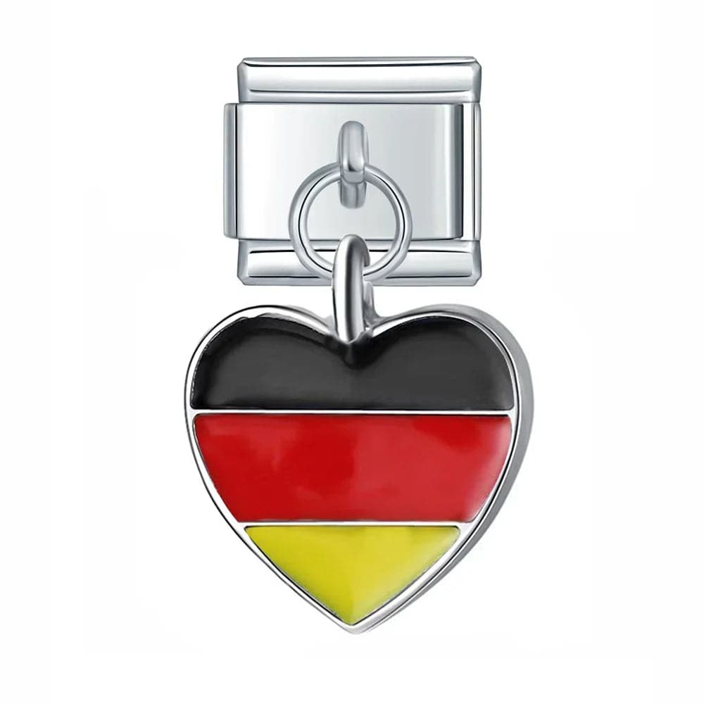 Italian Charms Banderas Acero Inoxidable - Charmsymore