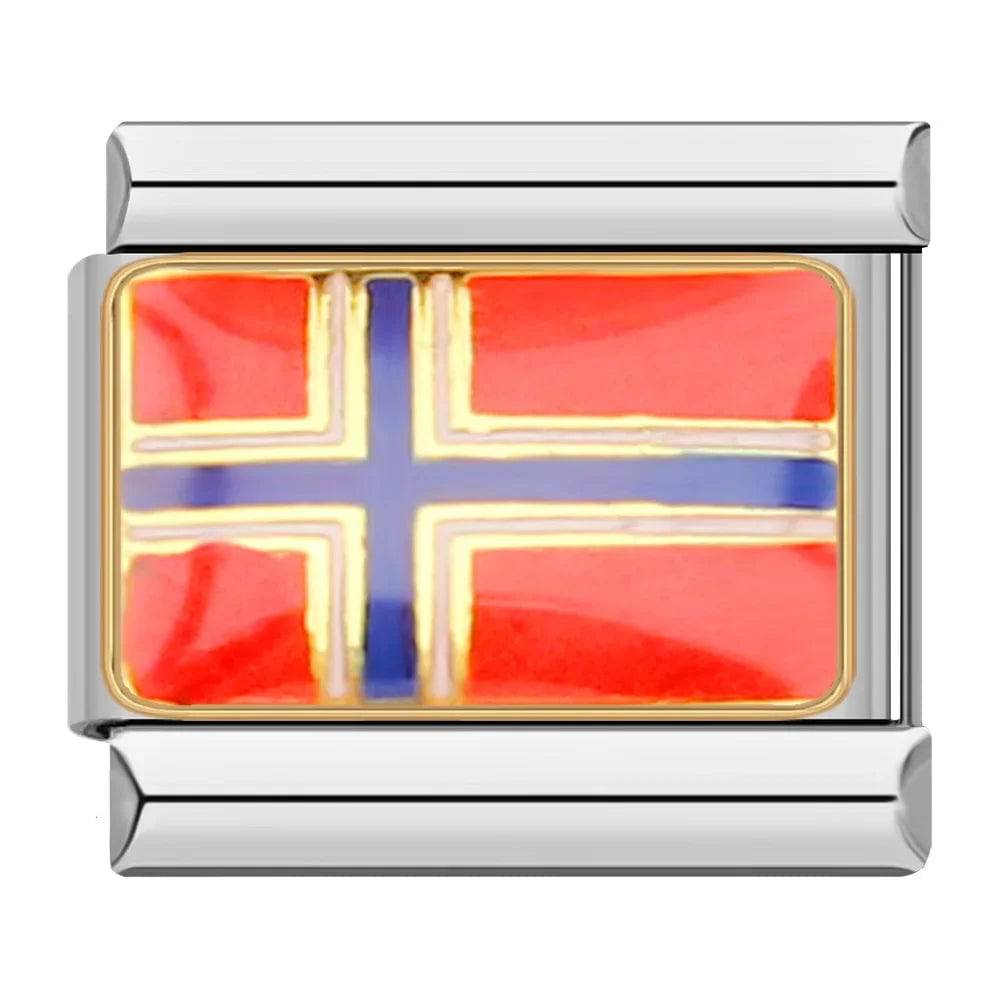 Italian Charms Banderas - Charmsymore