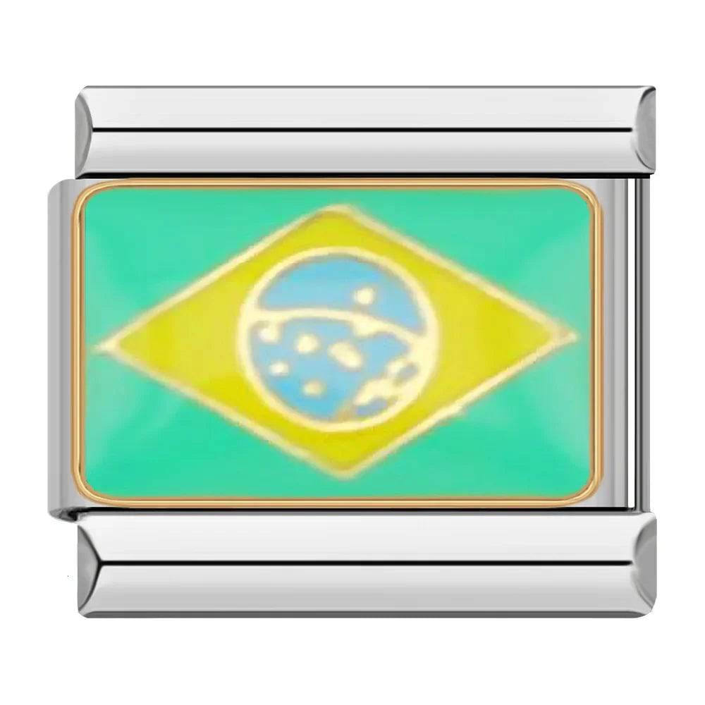 Italian Charms Banderas - Charmsymore