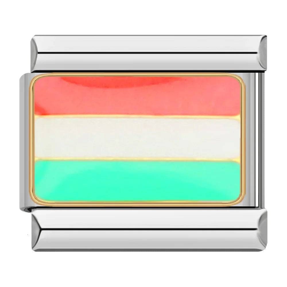 Italian Charms Banderas - Charmsymore