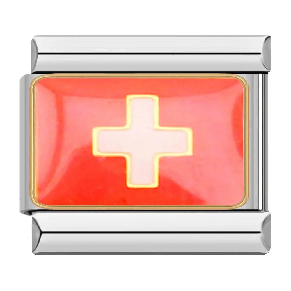Italian Charms Banderas - Charmsymore