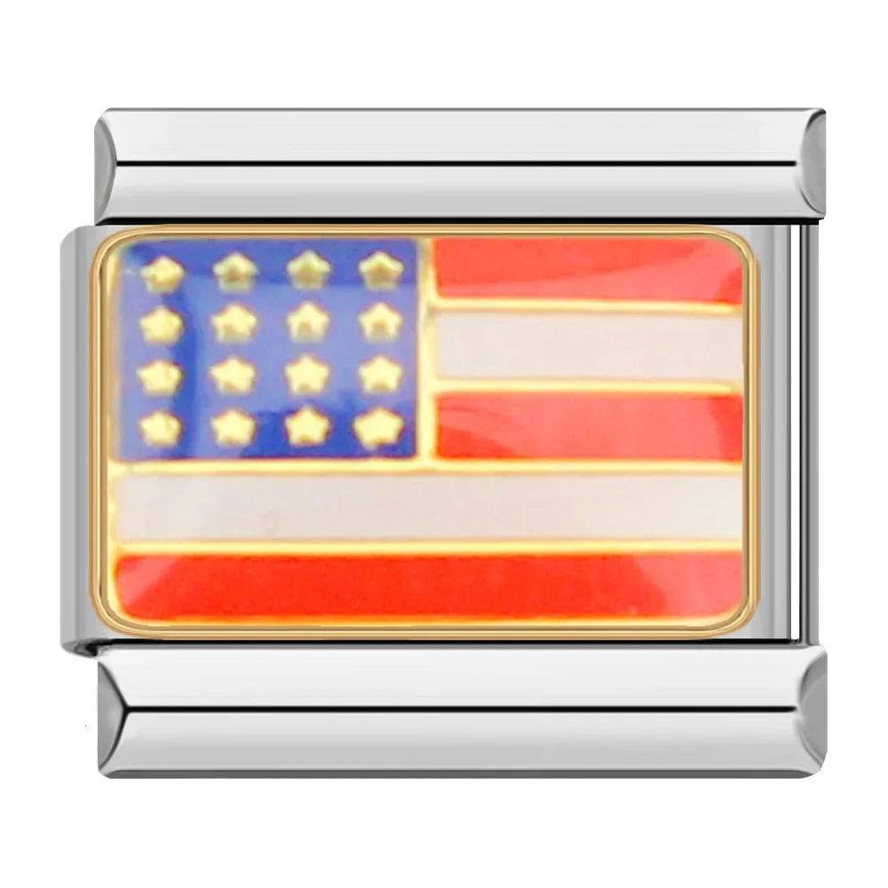 Italian Charms Banderas - Charmsymore
