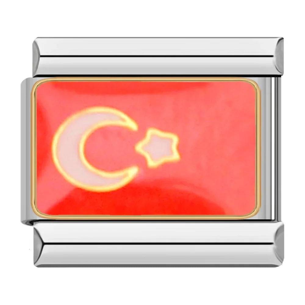 Italian Charms Banderas - Charmsymore