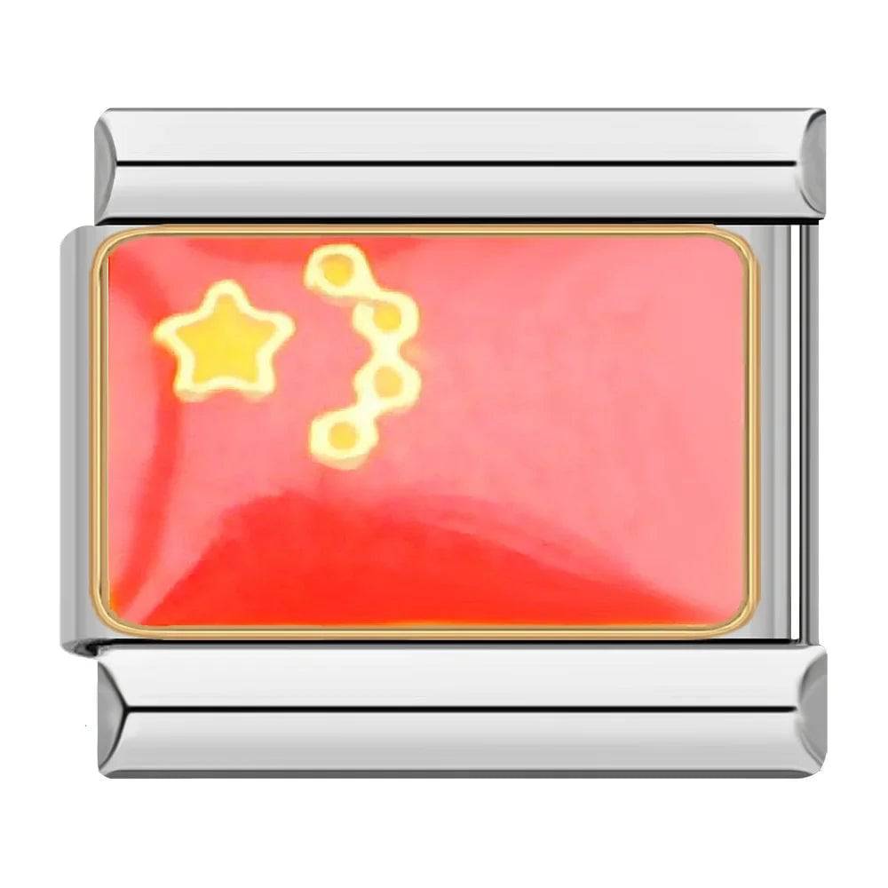 Italian Charms Banderas - Charmsymore