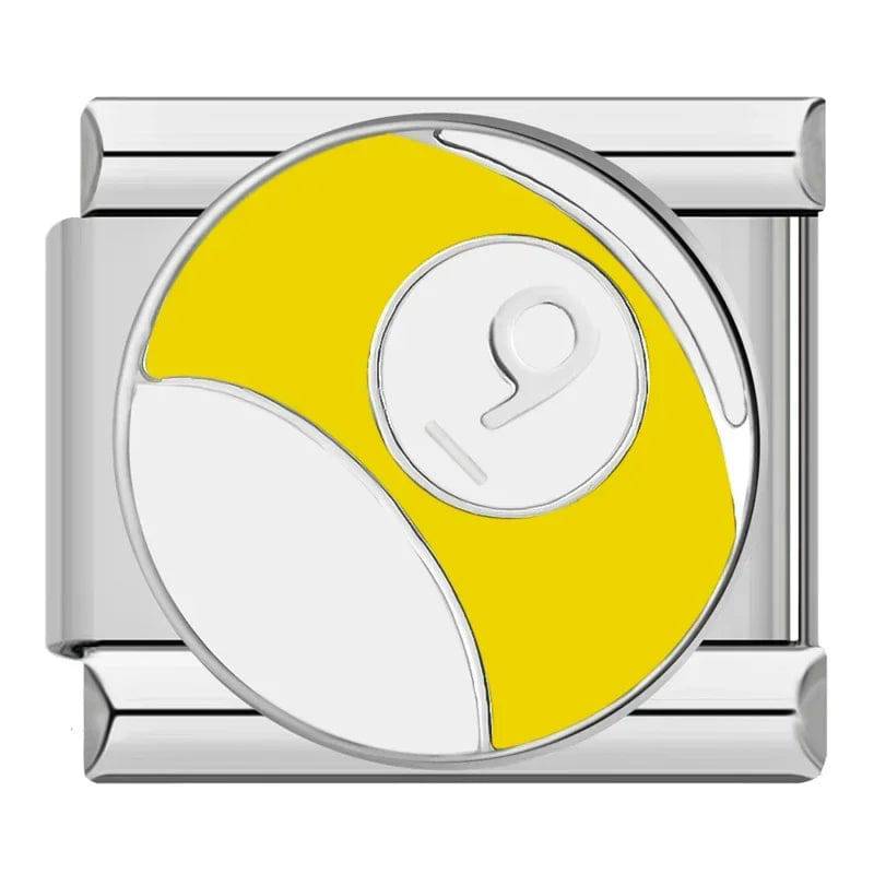Italian Charms Billar Acero Inoxidable - Charmsymore