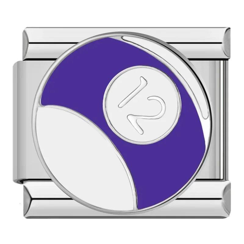 Italian Charms Billar Acero Inoxidable - Charmsymore