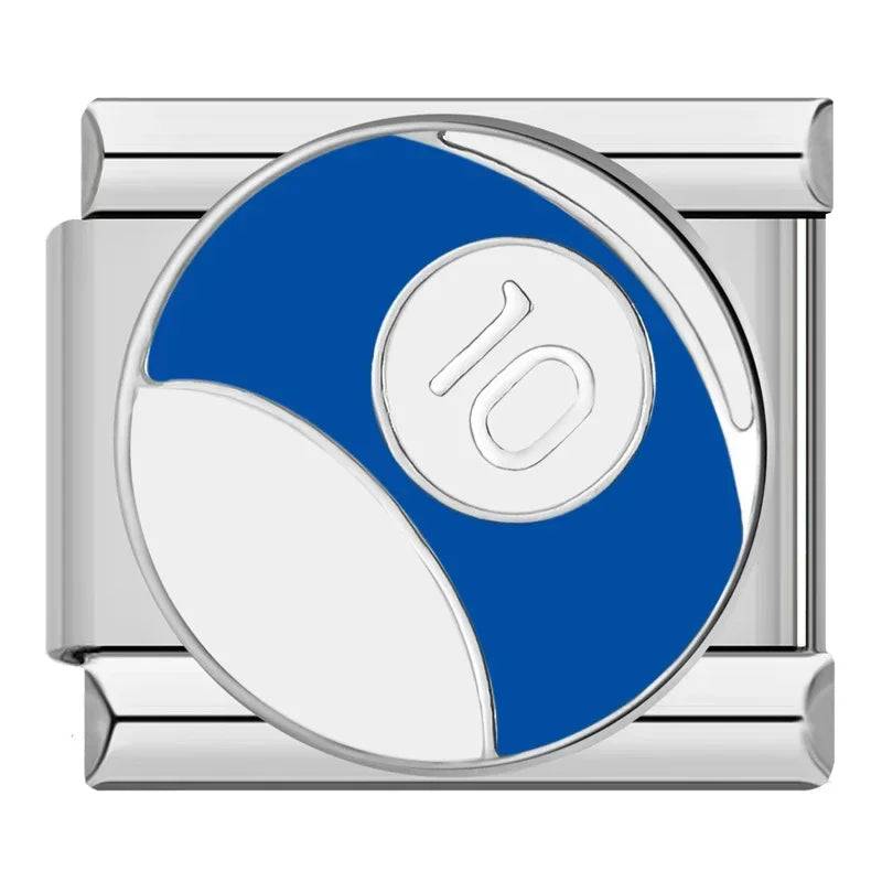 Italian Charms Billar Acero Inoxidable - Charmsymore