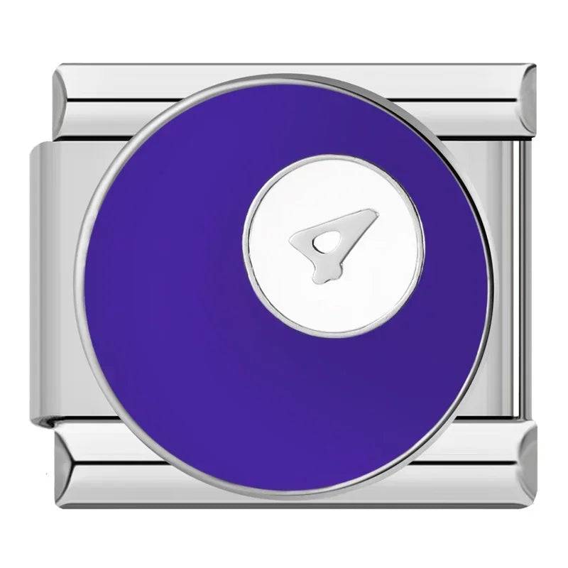 Italian Charms Billar Acero Inoxidable - Charmsymore