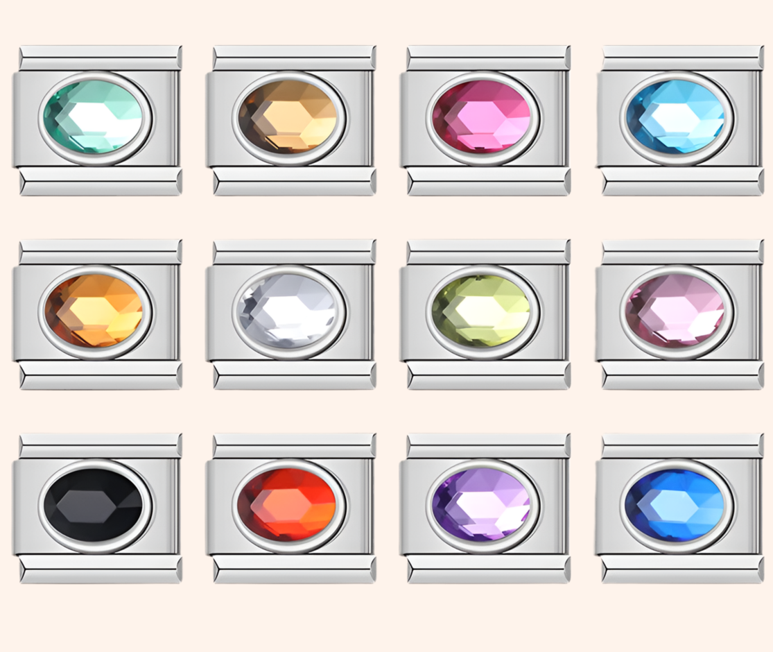 Italian Charms Brillos Colores - Charmsymore