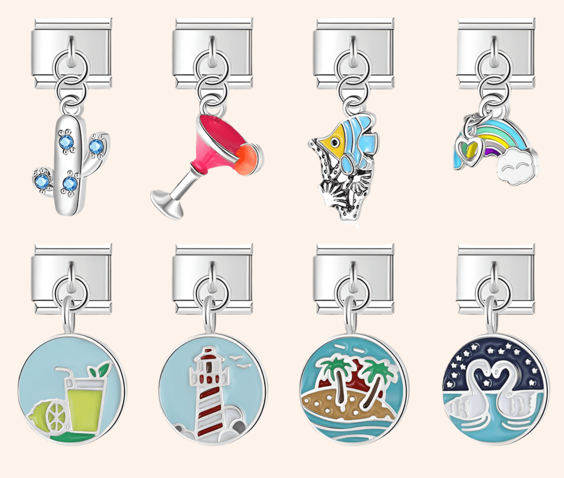 Italian Charms Colgantes Acero Inoxidable - Charmsymore