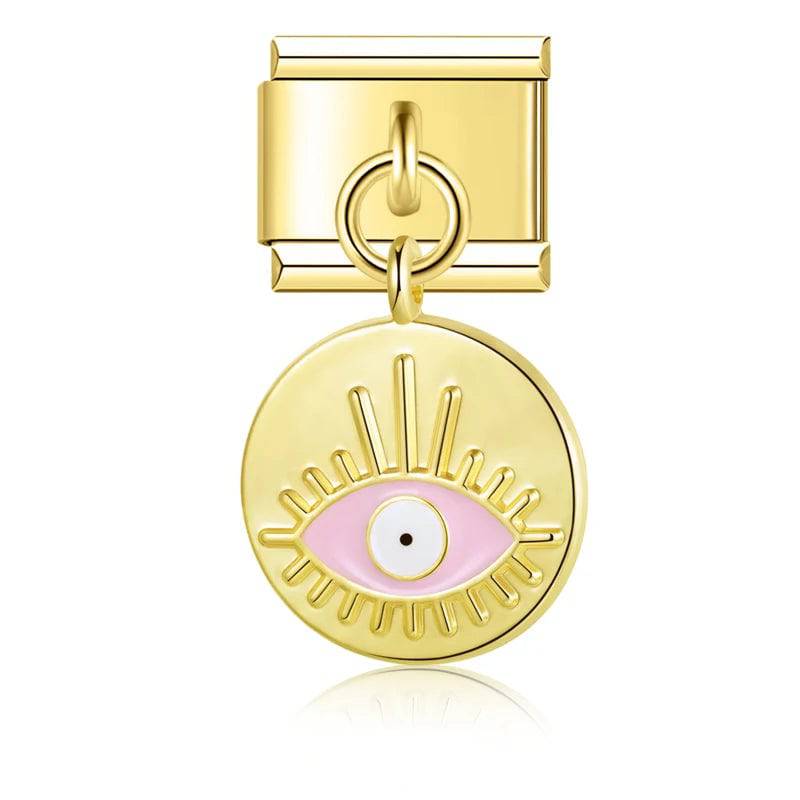 Italian Charms Colgantes Ojo Acero Inoxidable - Charmsymore
