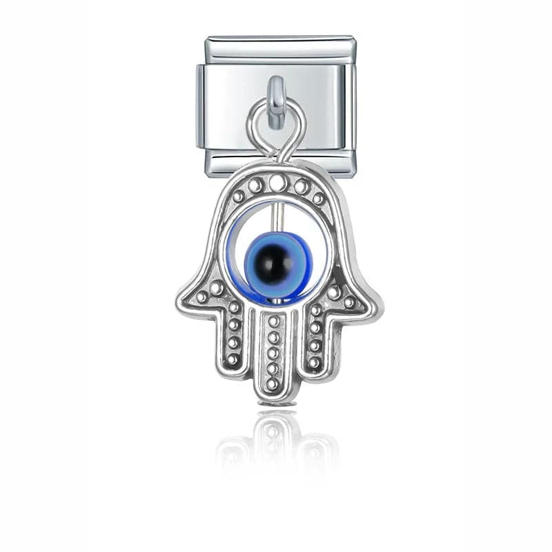 Italian Charms Colgantes Ojo Acero Inoxidable - Charmsymore