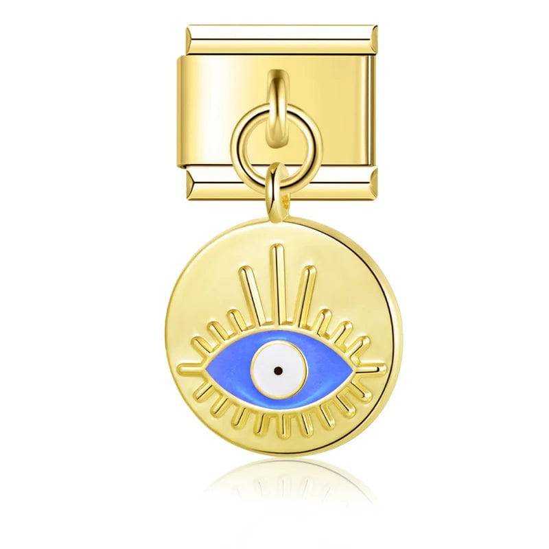 Italian Charms Colgantes Ojo Acero Inoxidable - Charmsymore