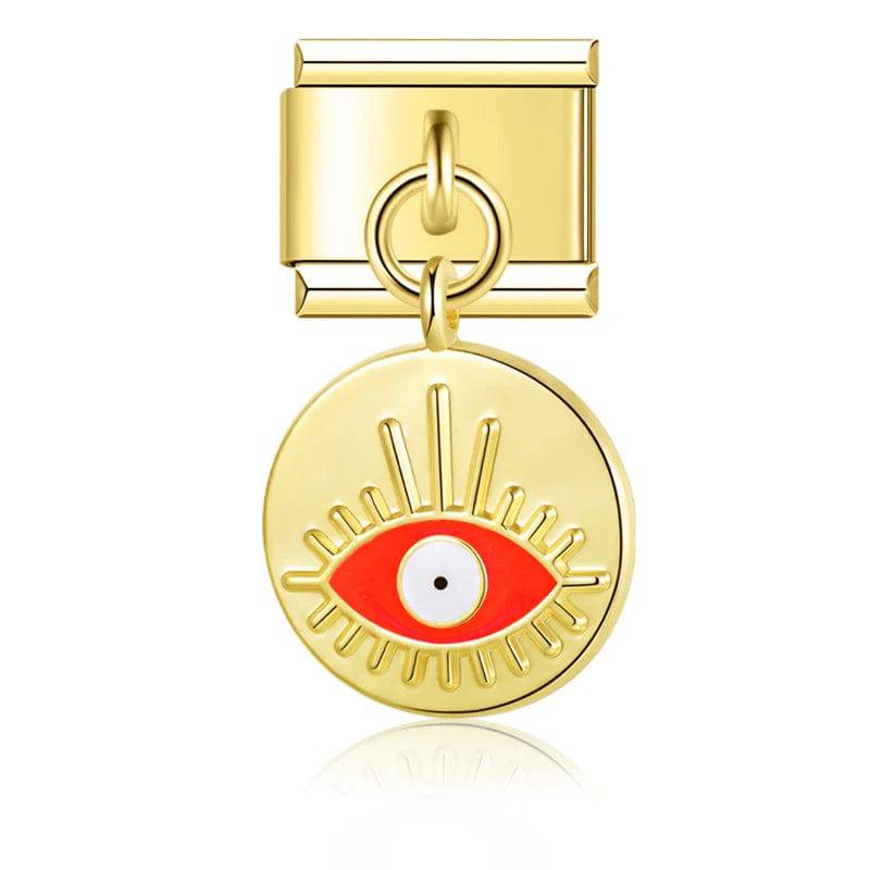 Italian Charms Colgantes Ojo Acero Inoxidable - Charmsymore