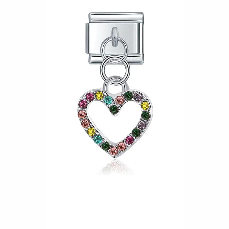 Italian Charms Coloridos Acero Inoxidable - Charmsymore