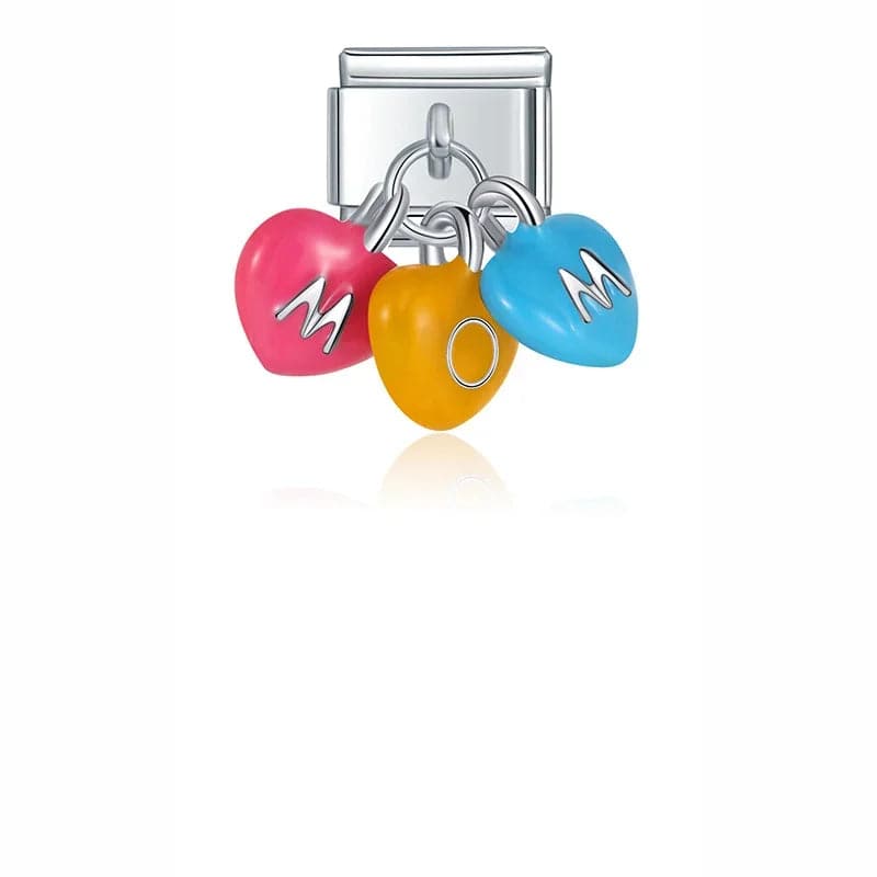 Italian Charms Coloridos Acero Inoxidable - Charmsymore