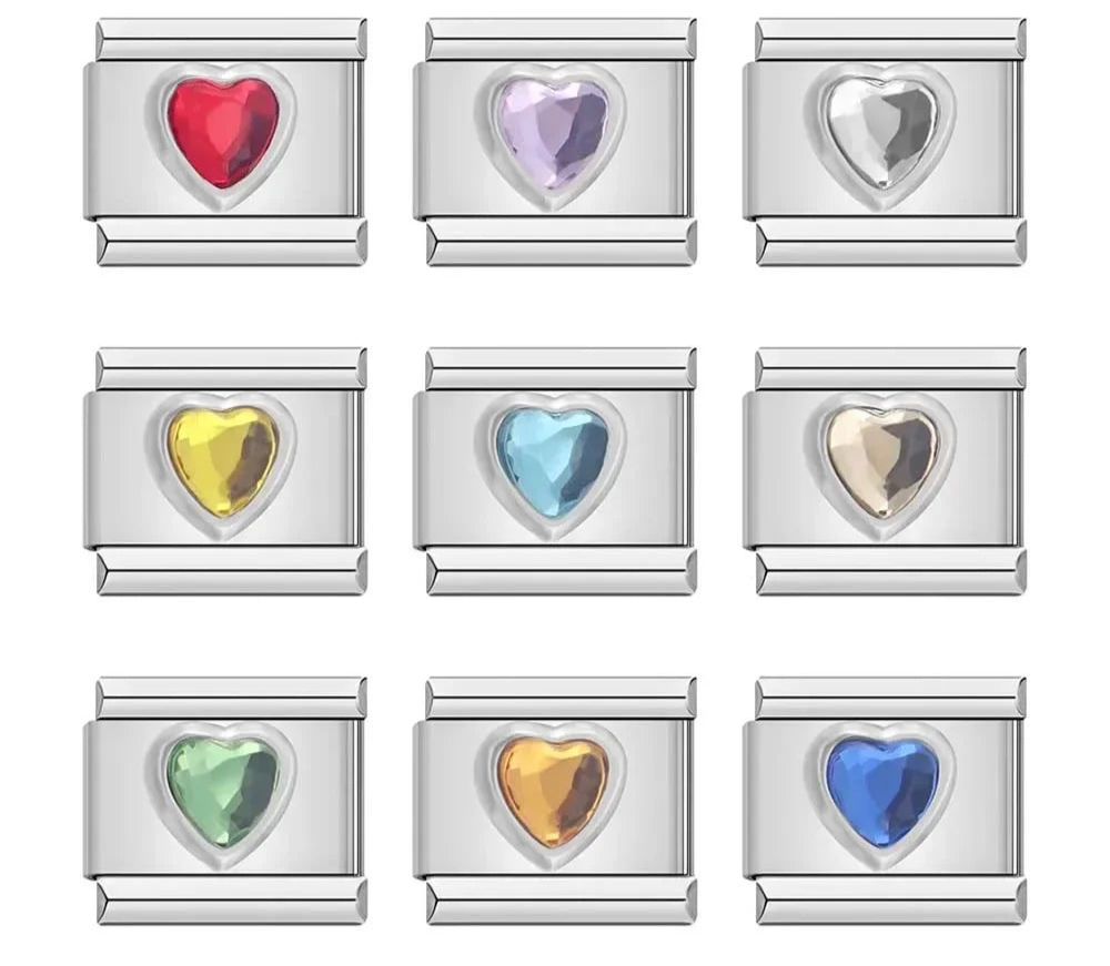 Italian Charms Corazones - Charmsymore