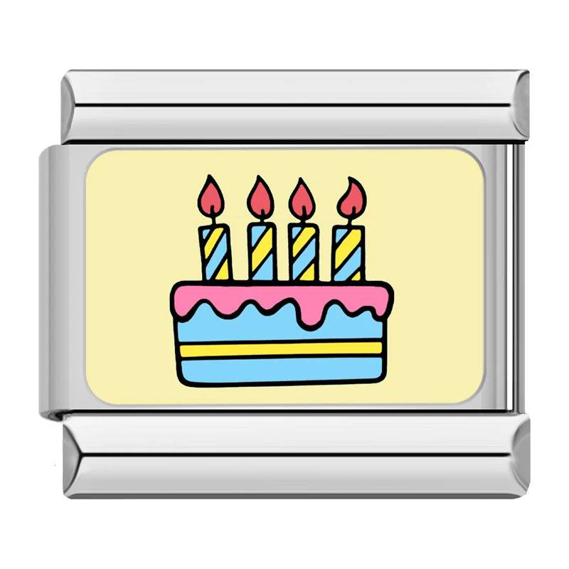 Italian Charms Cumpleaños Acero Inoxidable - Charmsymore
