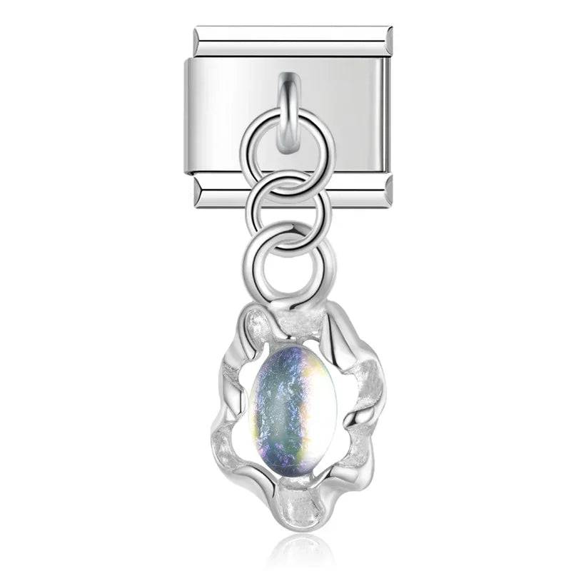Italian Charms Espacio Acero Inoxidable - Charmsymore